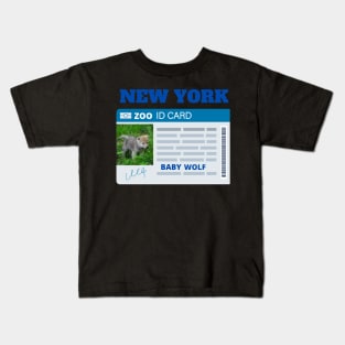 NEW YORK ZOO WOLF Kids T-Shirt